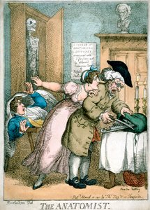 Der Anatom, 1811 von Thomas Rowlandson