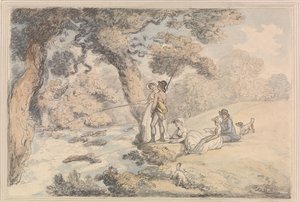 Die Angelgesellschaft von Thomas Rowlandson