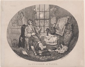 Die Kammer des Geschmacks, ca. 1785 von Thomas Rowlandson