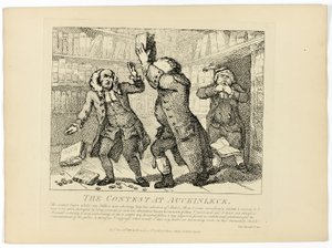 Der Wettstreit in Auckinleck, aus Boswells Reise durch die Hebriden von Thomas Rowlandson