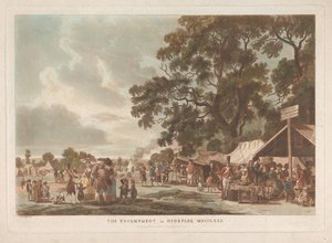 Das Lager im Hyde Park von Thomas Rowlandson