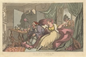 Die Flitterwochen, The English Dance of Death, Platte 13, 1. August 1814