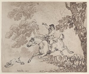Der Jäger von Thomas Rowlandson