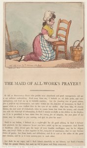 Das Gebet der Allround-Magd!!, 25. Juli 1801 von Thomas Rowlandson