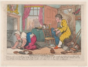 Die Miseren des menschlichen Lebens: Früh aufstehen an einem kalten, düsteren Morgen, 9. Oktober 1807