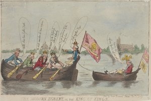 Der moderne Egbert oder der König der Könige von Thomas Rowlandson