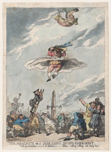 Der Fallschirm oder das zweite Experiment einer weisen Dame, September 1785