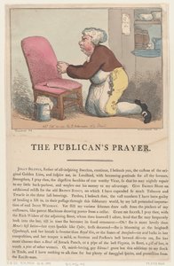 Das Gebet des Wirts, 20. September 1801 von Thomas Rowlandson