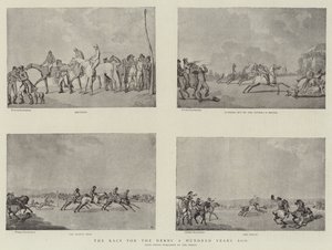 Das Rennen um das Derby vor hundert Jahren von Thomas Rowlandson
