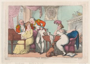 Die Rivalen, 14. Juli 1807 von Thomas Rowlandson