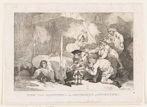 Die traurige Entdeckung; oder, der ungnädige Lehrling von Thomas Rowlandson