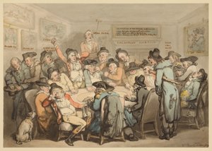 Der Abonnement-Clubraum von Thomas Rowlandson
