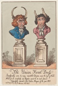 Die Union-Kopfbedeckung!!, 18. März 1801 von Thomas Rowlandson