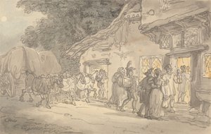 Die Rast des Fuhrmanns von Thomas Rowlandson