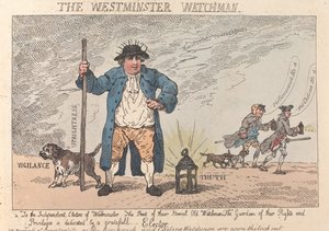 Der Westminster Wächter von Thomas Rowlandson
