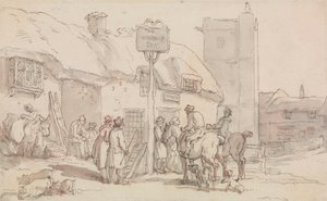 Das Woolpack Inn von Thomas Rowlandson