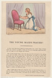 Das Gebet der jungen Magd!!, 4. Juni 1801 von Thomas Rowlandson
