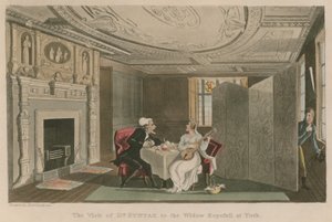 Der Besuch von Dr. Syntax bei der Witwe Hopefull in York von Thomas Rowlandson