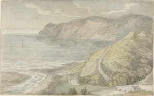 Blick vom Gasthof in Lynton