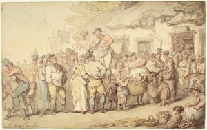 Dorffest von Thomas Rowlandson
