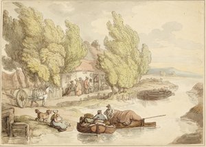 Dorf am Fluss