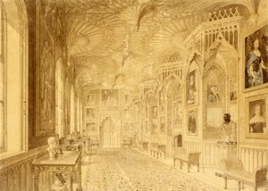 Lange Galerie in Strawberry Hill, Twickenham von Thomas Sandby