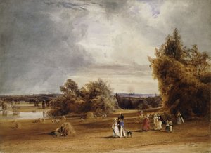 Ein Blick auf Paris von St. Cloud, 1830 von Thomas Shotter Boys