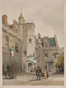 Malerische Architektur in Paris, Gent, Antwerpen, Rouen: Hôtel Cluny, Paris von Thomas Shotter Boys