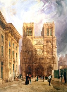 Die Kathedrale von Notre Dame, 1836