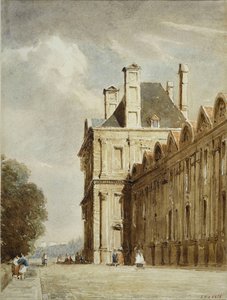 Der Pavillon de Flore, um 1835 von Thomas Shotter Boys