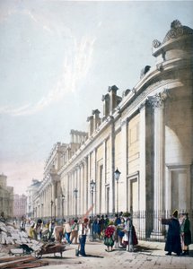 Ansicht der Bank of England, City of London