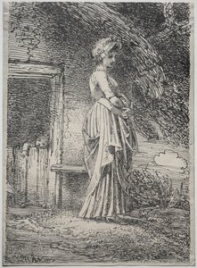 Beispiele der Polyautographie: Der verlorene Apfel von Thomas Stothard