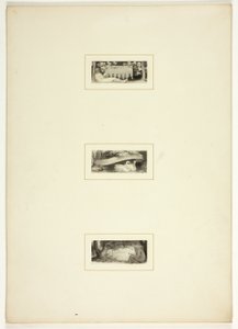 Studie für einen Teller aus Telemachus von Thomas Stothard