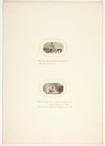 Studie für eine Platte aus Die Aufgabe von Thomas Stothard