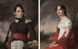 Porträts von Jean Terford David und Mary Sicard David