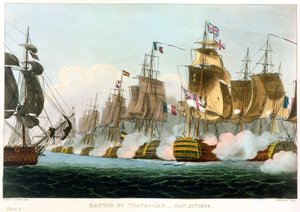 Schlacht von Trafalgar, 21. Oktober 1805 von Thomas Sutherland