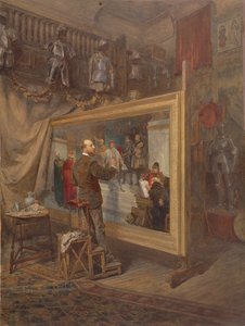 Der Geschichtsmaler, ein Selbstporträt von Thomas Walter Wilson