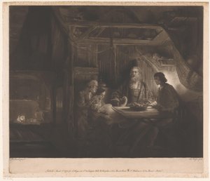 Jupiter und Merkur im Haus von Philemon und Baucis