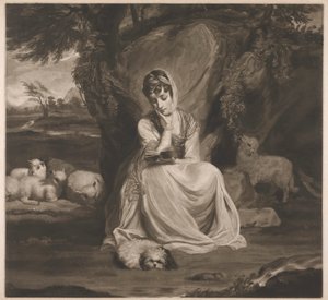 Mrs. Frances Ann Crewe als St. Genevieve