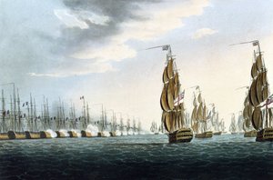 Die Schlacht von Abukir (oder Schlacht am Nil, Ägypten), 1. August