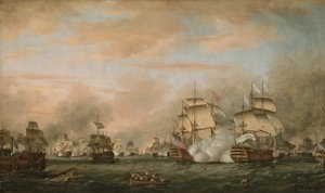 Die Schlacht von den Saintes, 9.-12. April 1782