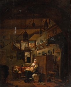 Innenraum eines niederländischen Bauernhauses