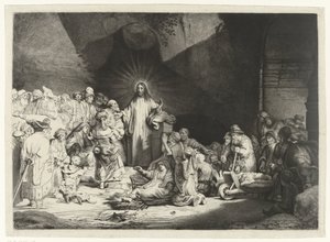 Predigender Christus (Die Hundertguldenblatt)