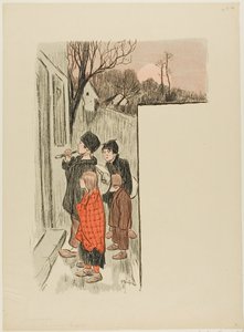 Die Kleinen von Théophile Alexandre Pierre Steinlen