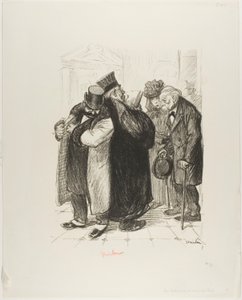 Man raubt auf der Seite des Gesetzes von Théophile Alexandre Pierre Steinlen