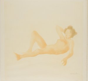 Liegende Frau