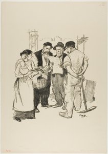 Rückkehr von Théophile Alexandre Pierre Steinlen