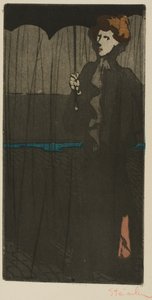 Der Schauer von Théophile Alexandre Pierre Steinlen