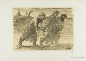 Drei Kameraden von Théophile Alexandre Pierre Steinlen