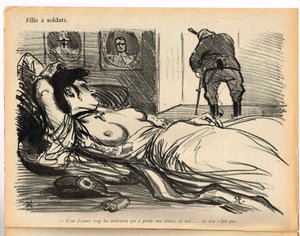 Die Butterplatte, satirisch in Farben von Théophile Alexandre Steinlen